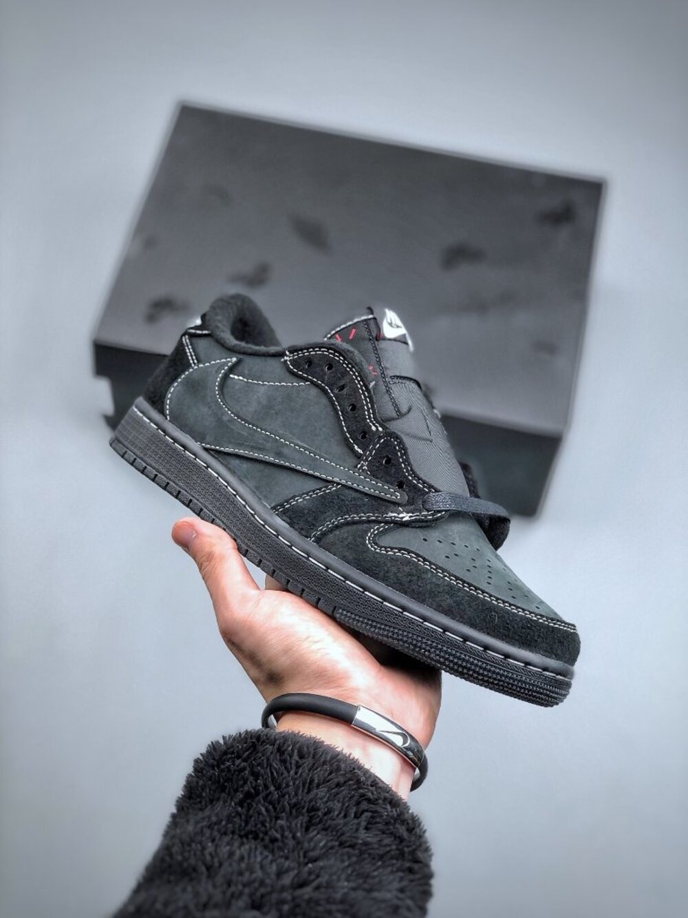Travis Scott X Air Jordan 1 low OG SP black phantom